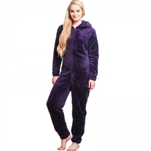 Voksne Onesie Purple Pyjama